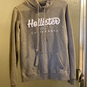 Gray hollister hoodie